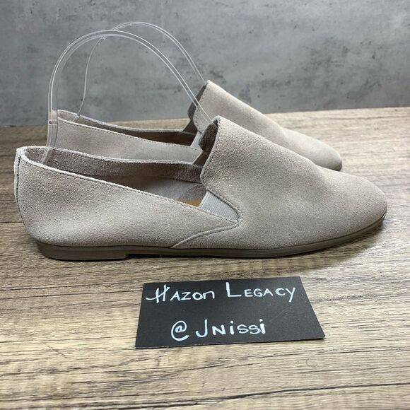 Lucky Brand~Women’s~”Charsa”~Gray Soft Suede Slip On Loafers~Size 8.5 - Picture 2 of 8